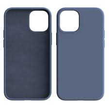 Micro Fiber Silicone Hybrid Case-iPhone 12 Pro - Midnight Blue